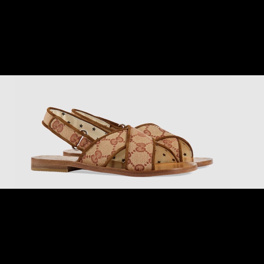 Gucci - Children's GG canvas sandal